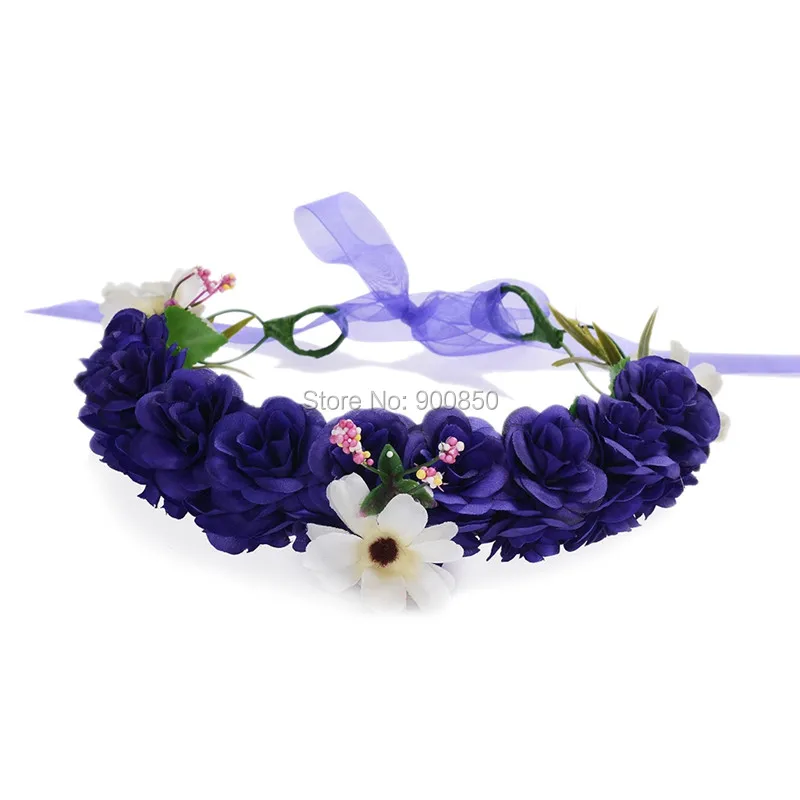 Fashion Wedding Bridal Hair Accessories 4 Colors Wreath Flower Headband For Women Crown Hairbands With Ribbon
Fashion Wedding Bridal Hair Accessories 4 Colors Wreath Flower Headband For Women Crown Hairbands With Ribbon