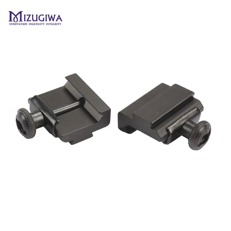 MIZUGIWA 1 Pair Flat Top 20mm to 11mm Weaver Picatinny To Dovetail Rail Adapter Base Mount Long 30mm Rail Pistol Airsoft Hunting
MIZUGIWA 1 Pair Flat Top 20mm to 11mm Weaver Picatinny To Dovetail Rail Adapter Base Mount Long 30mm Rail Pistol Airsoft Hunting