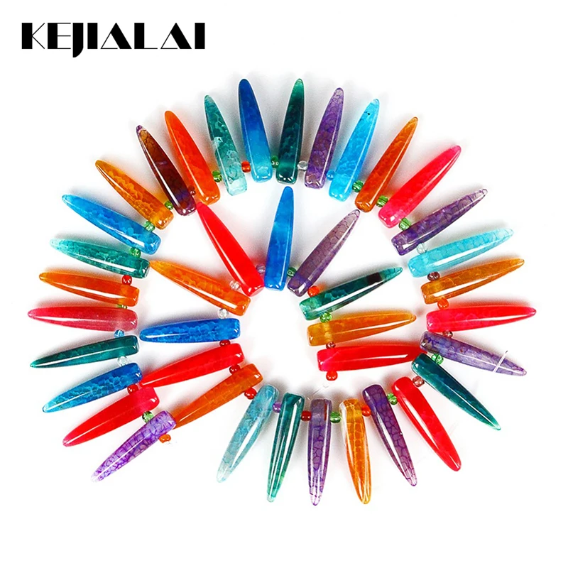 Wholesale Pendants 1 Strand Colorful Raw Quartz Crystal Long Point Pendants Rock Top Drilled Electroplated Quartz Stone Beads
Wholesale Pendants 1 Strand Colorful Raw Quartz Crystal Long Point Pendants Rock Top Drilled Electroplated Quartz Stone Beads