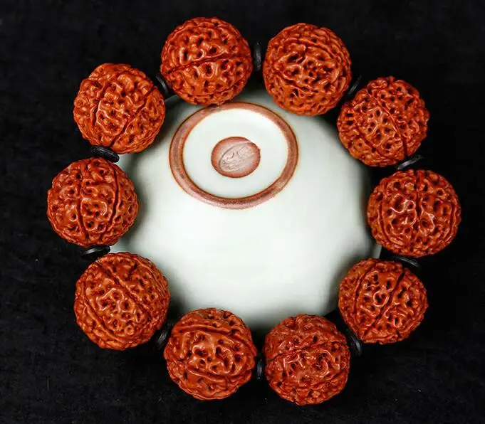 20 мм юбка структурой шести лепестков Rudraksha семена Бодхи Тибетский Буддизм