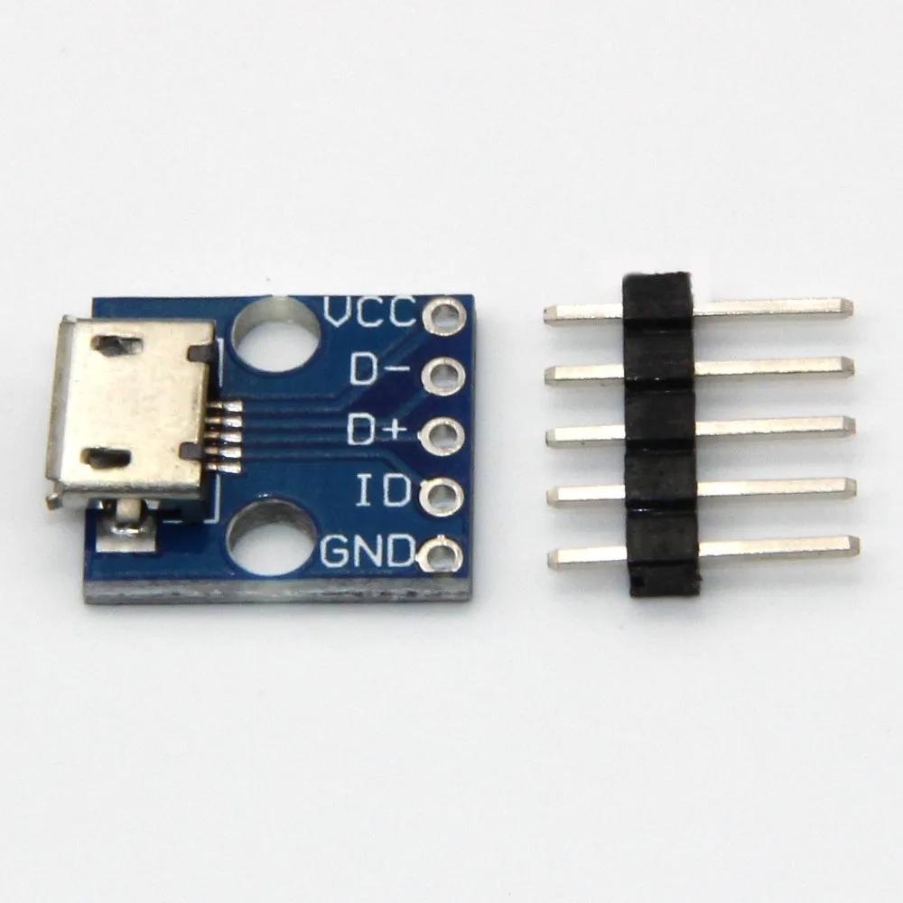 50Pcs Printed Board Micro USB Power Switch Interface Bread Board 5V Power Supply Module Development Board
50Pcs Printed Board Micro USB Power Switch Interface Bread Board 5V Power Supply Module Development Board