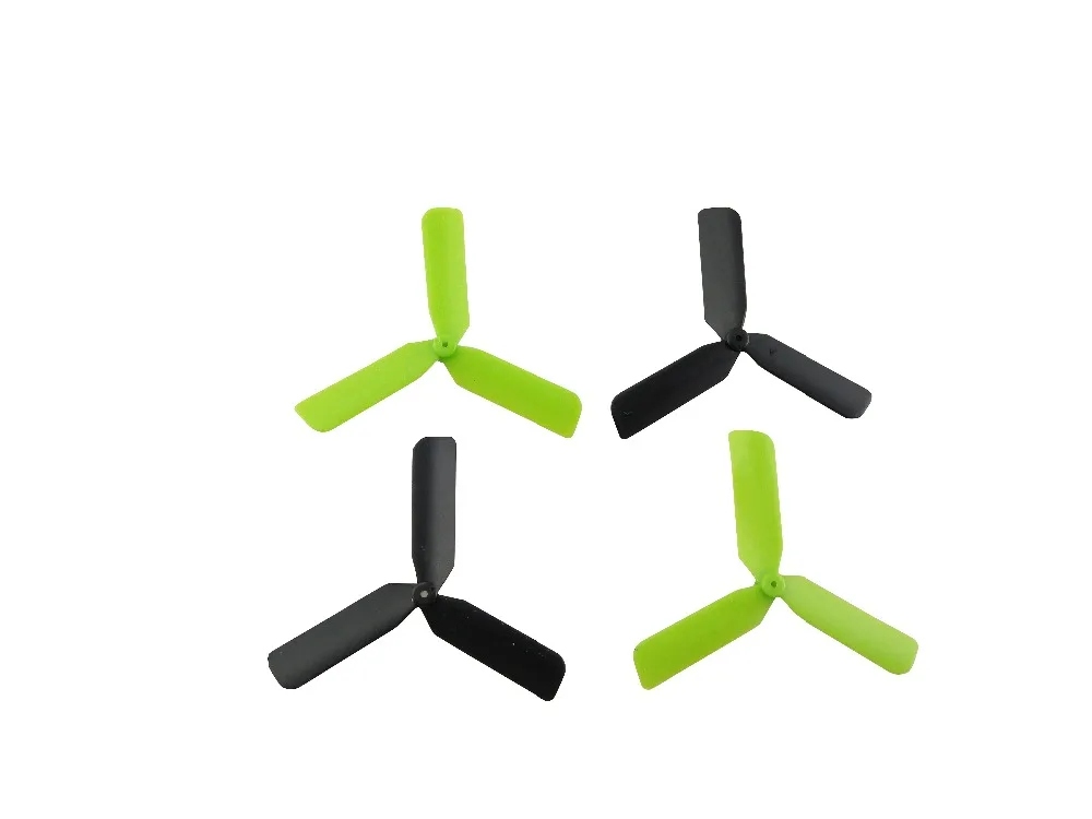 Горячая Черный/Зеленый 3-Blade CW/CCW пропеллеры лезвия для Hubsan X4 H107/H107C/H107L/H107D H108 H108C Rc