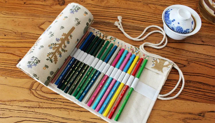 Hot selling canvas large capacity handmade bag pencil case curtain 36/48/72 colored pencils bag big box children painting
Hot selling canvas large capacity handmade bag pencil case curtain 36/48/72 colored pencils bag big box children painting