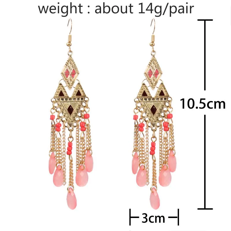 Black Pink Crystal Chandelier Earrings for Women Boho Beads Tassel Dangle Earrings Geometric Long Earings Fashion Jewelry 2019
Black Pink Crystal Chandelier Earrings for Women Boho Beads Tassel Dangle Earrings Geometric Long Earings Fashion Jewelry 2019