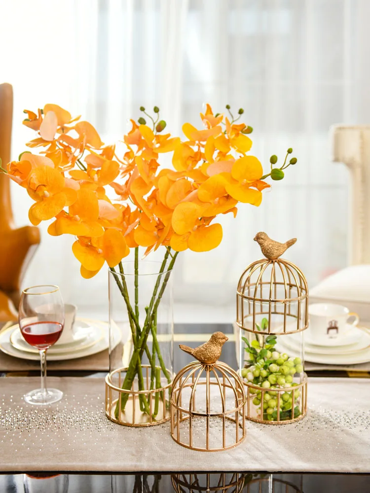 Bird Cage Soft Decoration Brass Metal European Home Living Room Tv Cabinet American Model Room Decoration Vase
Bird Cage Soft Decoration Brass Metal European Home Living Room Tv Cabinet American Model Room Decoration Vase