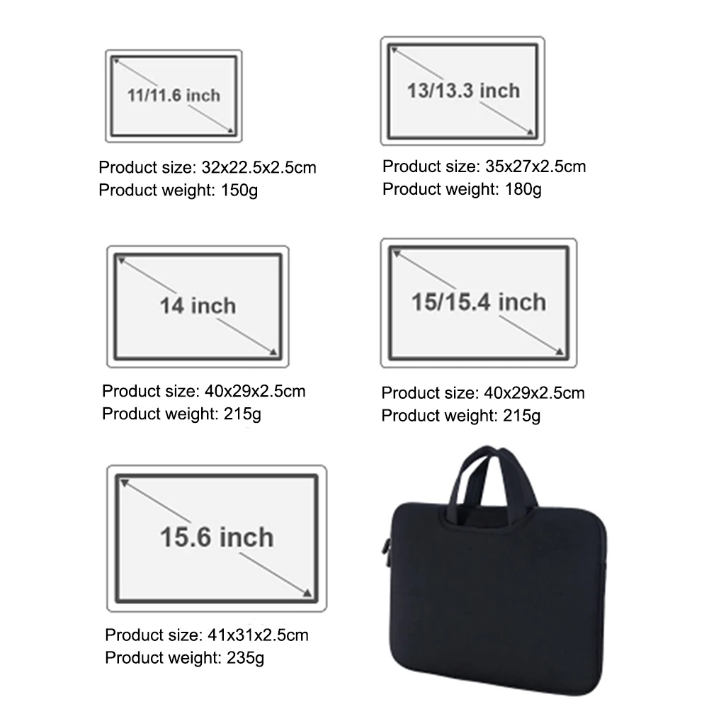 New Laptop Protective Sleeve Case Zipper Computer Bags for 15.6 inches Notebook High quality
New Laptop Protective Sleeve Case Zipper Computer Bags for 15.6 inches Notebook High quality