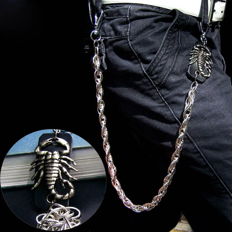 Solid Fashion Punk Hip-hop Male Metal Pants Chain Men Or Women Jeans Clothing Accessories Trendy Scorpion Pant Chains
Solid Fashion Punk Hip-hop Male Metal Pants Chain Men Or Women Jeans Clothing Accessories Trendy Scorpion Pant Chains