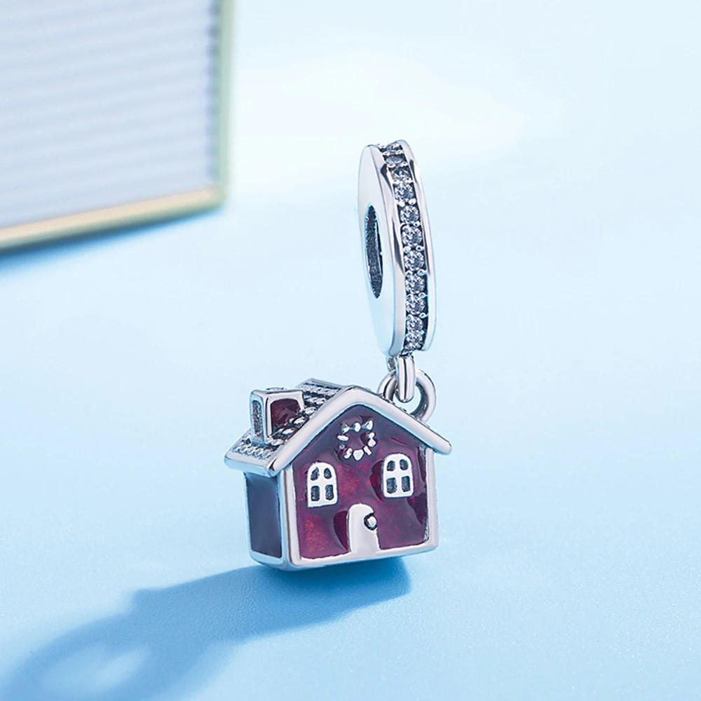 Hot Sale Silver Color Charm Bead Small House Crystal Glaze Pendants Beads For Original Pandora Charm Bracelets & Bangles Jewelry
Hot Sale Silver Color Charm Bead Small House Crystal Glaze Pendants Beads For Original Pandora Charm Bracelets & Bangles Jewelry