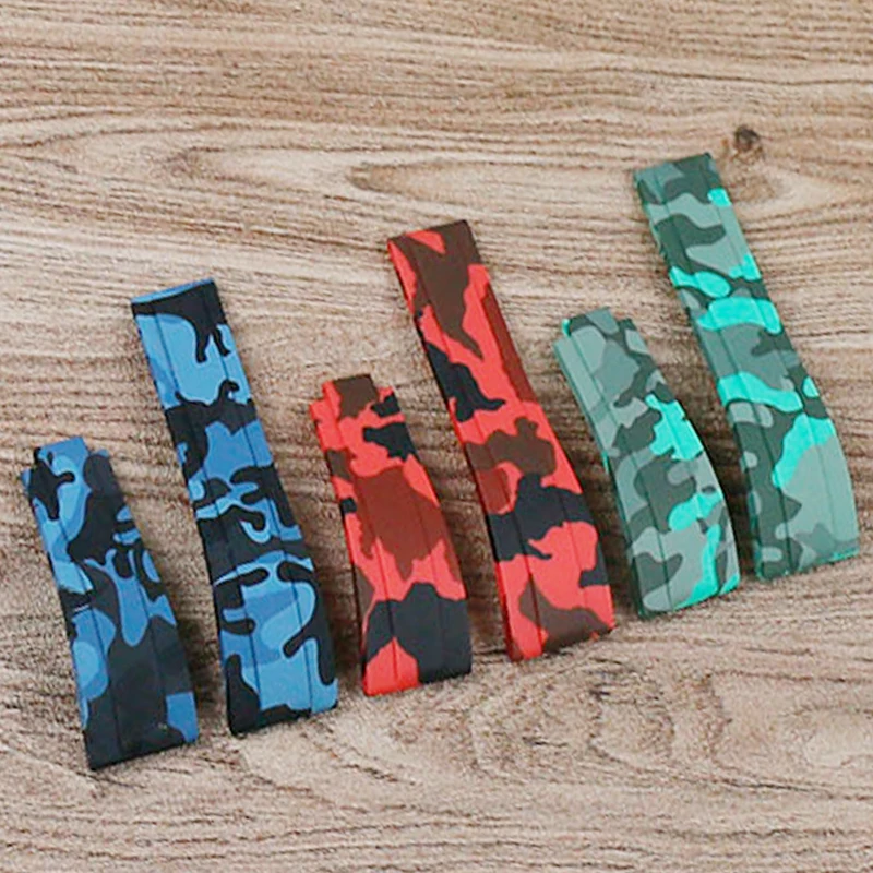 Men's Watch Accessories Camouflage Natural Silicone Strap for Role Strap Daytona Submariner GMT OYSTERFLEX Women's Bracelet
Men's Watch Accessories Camouflage Natural Silicone Strap for Role Strap Daytona Submariner GMT OYSTERFLEX Women's Bracelet