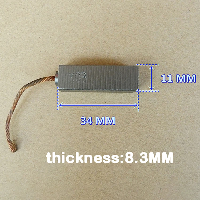 1 pair Vacuum cleaner carbon brush 8.3*11*34 MM motor carbon brush tools brushes for motors accessories NEW
1 pair Vacuum cleaner carbon brush 8.3*11*34 MM motor carbon brush tools brushes for motors accessories NEW