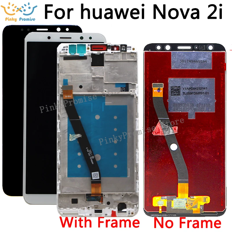 ЖК дисплей huawei Nova 2I Тест сенсорного экрана хороший дигитайзер в сборе сменная