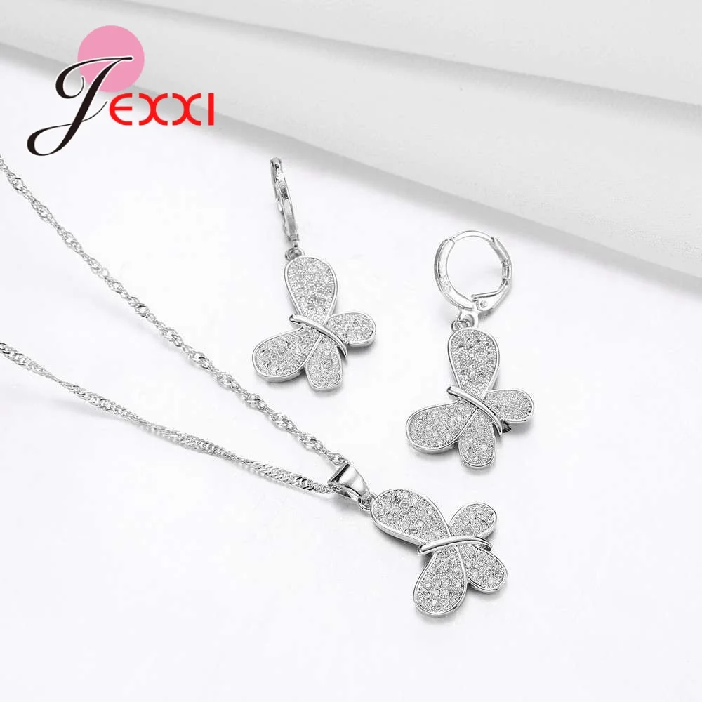 Hot Bowknot 925 Sterling Silver Jewely Sets Pendant Necklace Earring Set Fashion Women Accesossies Ship Faster
Hot Bowknot 925 Sterling Silver Jewely Sets Pendant Necklace Earring Set Fashion Women Accesossies Ship Faster