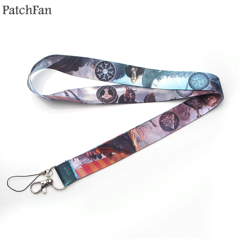 Patchfan New fashion Norse vikings keyring keychain lanyard webbing ribbon neck strap para id badge phone holders necklace A1474
Patchfan New fashion Norse vikings keyring keychain lanyard webbing ribbon neck strap para id badge phone holders necklace A1474