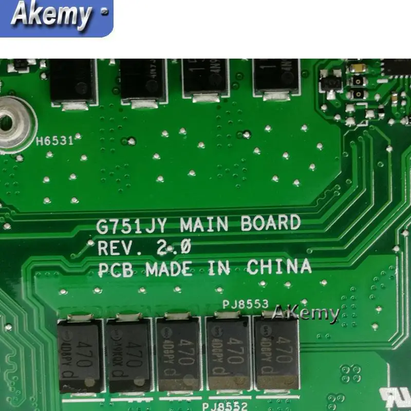 Akemy G751JY Motherboard For Asus G751JY G751JT G751J G751 Laptop motherboard Mainboard i7-4700/4710/4720HQ GTX980M/4GB
Akemy G751JY Motherboard For Asus G751JY G751JT G751J G751 Laptop motherboard Mainboard i7-4700/4710/4720HQ GTX980M/4GB