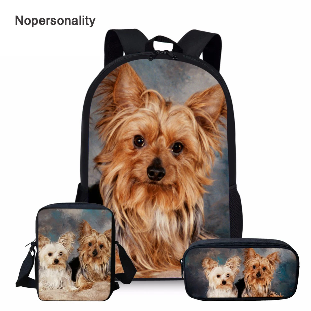 Nopersonality Cute Yorkshire Terrier Print School Bag Sets Unique Schoolbags for Teenager Girls Boys Kawaii Student Kids Bookbag
Nopersonality Cute Yorkshire Terrier Print School Bag Sets Unique Schoolbags for Teenager Girls Boys Kawaii Student Kids Bookbag
