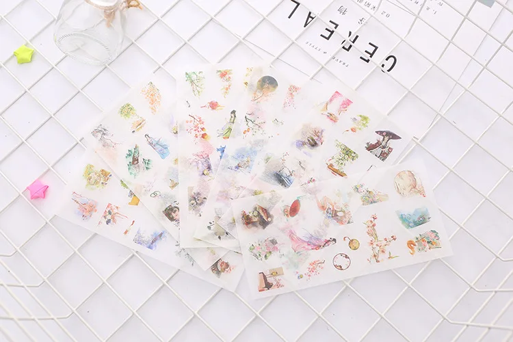 6pcs Ancient scenery paper stickers diy decoration Diary Book Planner sticker for album scrapbooking Decoration papeleria sale
6pcs Ancient scenery paper stickers diy decoration Diary Book Planner sticker for album scrapbooking Decoration papeleria sale