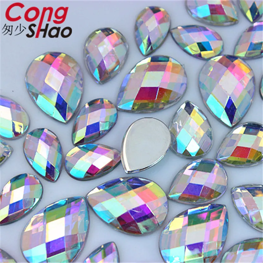 Прозрачные Акриловые стразы Cong Shao 8*13/10*14/13*18 мм AB, камни и кристаллы с плоским основанием, украшение для костюма, поделок, YB719
Прозрачные Акриловые стразы Cong Shao 8*13/10*14/13*18 мм AB, камни и кристаллы с плоским основанием, украшение для костюма, поделок, YB719