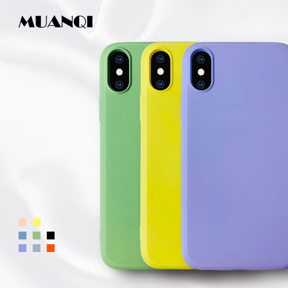 Luxury Simple Liquid Macaron silicone case For iphone 6 6s 7 8 Plus X XS XR XS MAX cute soft candy color cover cases Funda Coque
Luxury Simple Liquid Macaron silicone case For iphone 6 6s 7 8 Plus X XS XR XS MAX cute soft candy color cover cases Funda Coque