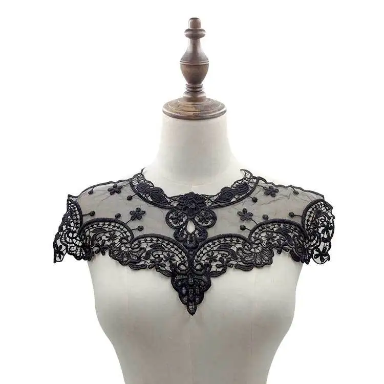 Water-soluble lace embroidery embroidery embroidery milk wire hollow chest flower collar false collar cut net network
Water-soluble lace embroidery embroidery embroidery milk wire hollow chest flower collar false collar cut net network