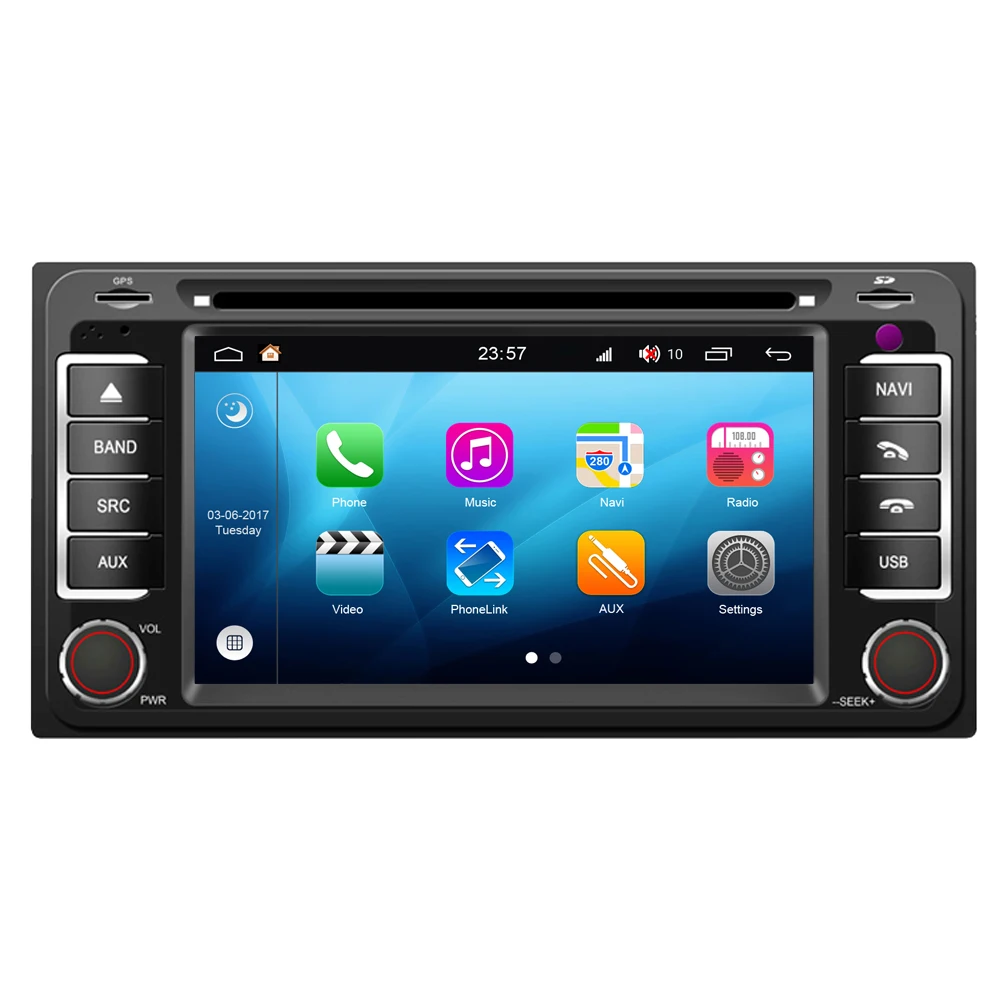 RoverOne для Toyota Alphard Florid Limo Lelas Android 8 0 Авторадио Bluetooth Автомобильный мультимедийный