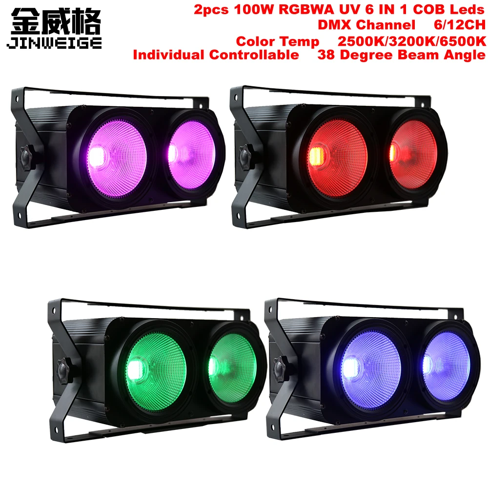 Free Shipping 4pcs/lot 2 Eyes 2X100w RGBWA UV 6 IN 1 Blinder Led Audience COB Par Light for Stage TV Studio Disco
Free Shipping 4pcs/lot 2 Eyes 2X100w RGBWA UV 6 IN 1 Blinder Led Audience COB Par Light for Stage TV Studio Disco