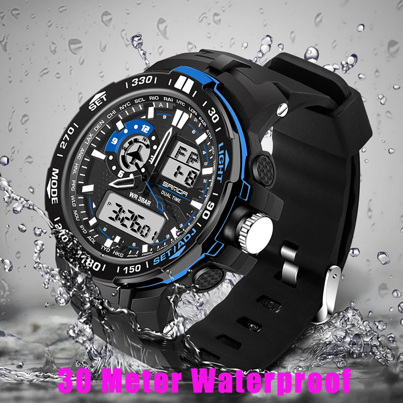 SANDA 2018 Men's Watches Top Brand Luxury Quartz Watch Men's Military Waterproof Digital Sport Watch Relogio Masculino
SANDA 2018 Men's Watches Top Brand Luxury Quartz Watch Men's Military Waterproof Digital Sport Watch Relogio Masculino