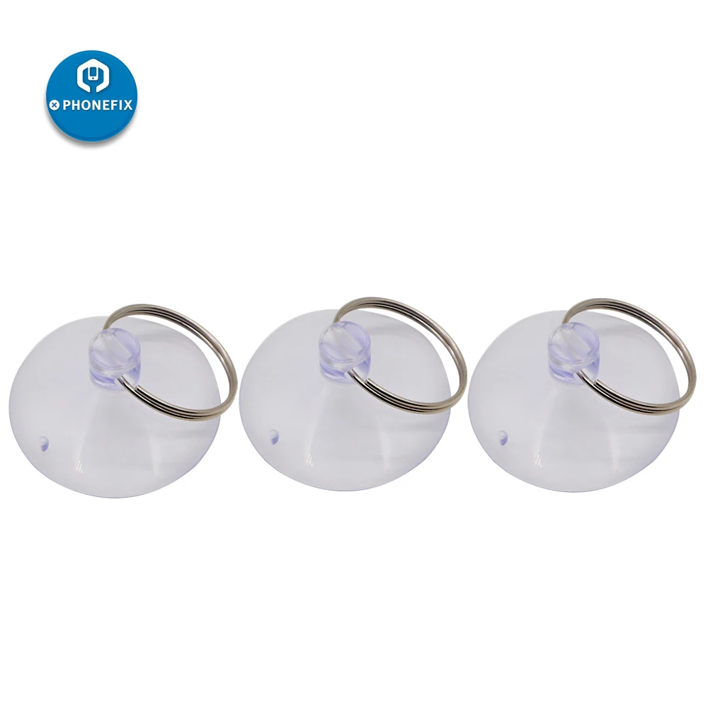 Professional 10pcs DIY Clear 35mm Small Suction Cup with Metal Key Ring for Mobile Phone LCD Screen Removal Opening Repair Tools
Professional 10pcs DIY Clear 35mm Small Suction Cup with Metal Key Ring for Mobile Phone LCD Screen Removal Opening Repair Tools