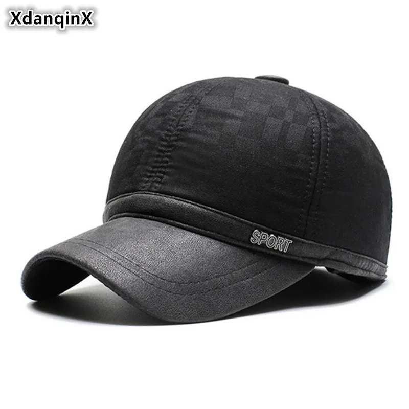 XdanqinX 2019 Autumn Winter New Men's Earmuffs Hats Warm Thick Baseball Caps Adjustable Size Fashion Bone Sports Cap Dad's Hat
XdanqinX 2019 Autumn Winter New Men's Earmuffs Hats Warm Thick Baseball Caps Adjustable Size Fashion Bone Sports Cap Dad's Hat
