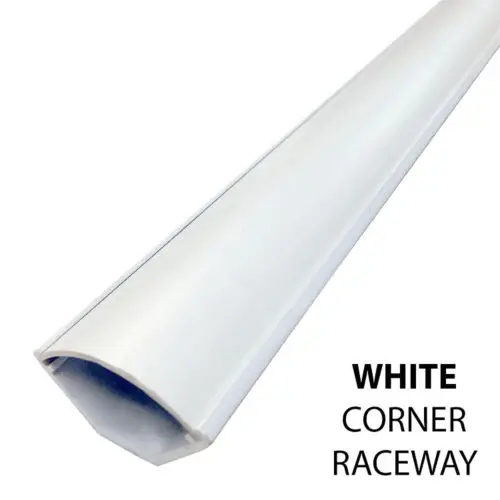 Большой Угловой канальный кабель для поверхности Кабеля Raceway (серия 1250) 8 футов|wire