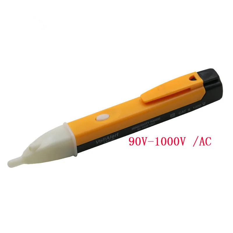 Electric Indicator 90-1000V Socket Wall AC Power Outlet Voltage Detector Sensor Tester Pen Meter LED Light
Electric Indicator 90-1000V Socket Wall AC Power Outlet Voltage Detector Sensor Tester Pen Meter LED Light