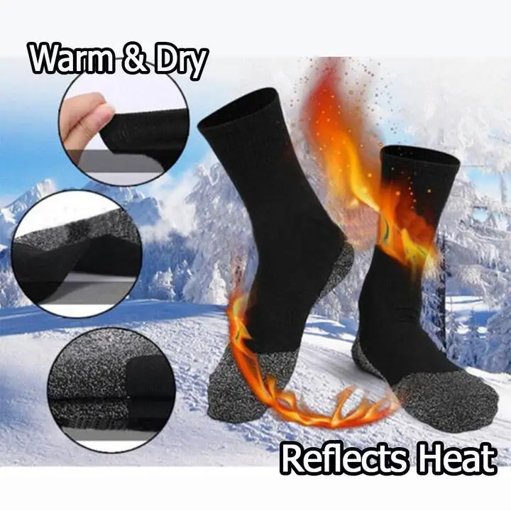 Brand New 2021 Unisex Men Women Winter 35 Aluminized Keep Feet Long Sock Heat Fibers Insulation Below Socks
Brand New 2021 Unisex Men Women Winter 35 Aluminized Keep Feet Long Sock Heat Fibers Insulation Below Socks