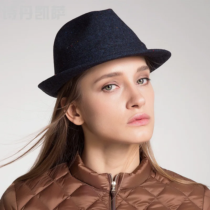 Women's Felt Jazz Hat Female Leisure Panama Cap Students Outside Leisure Travel Cap Fashion Wool Hat Retro Jazz Cap B-8616
Women's Felt Jazz Hat Female Leisure Panama Cap Students Outside Leisure Travel Cap Fashion Wool Hat Retro Jazz Cap B-8616