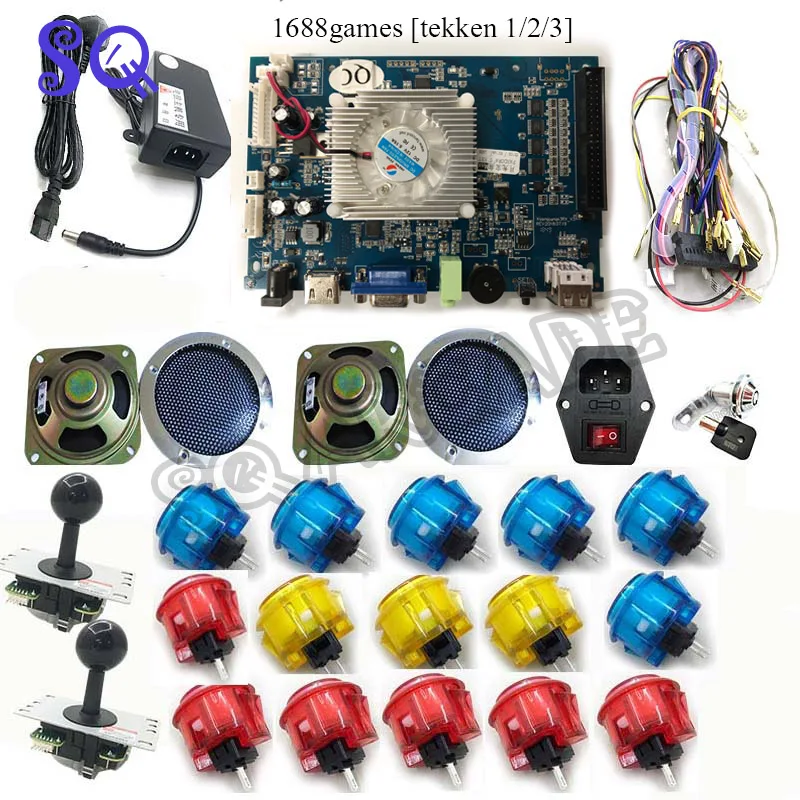 Arcade DIY Kits Pandora Key 3D Withe 123/Power Supply/Button/Joystick/ Microswitch/Harness/ Speaker
Arcade DIY Kits Pandora Key 3D Withe 123/Power Supply/Button/Joystick/ Microswitch/Harness/ Speaker