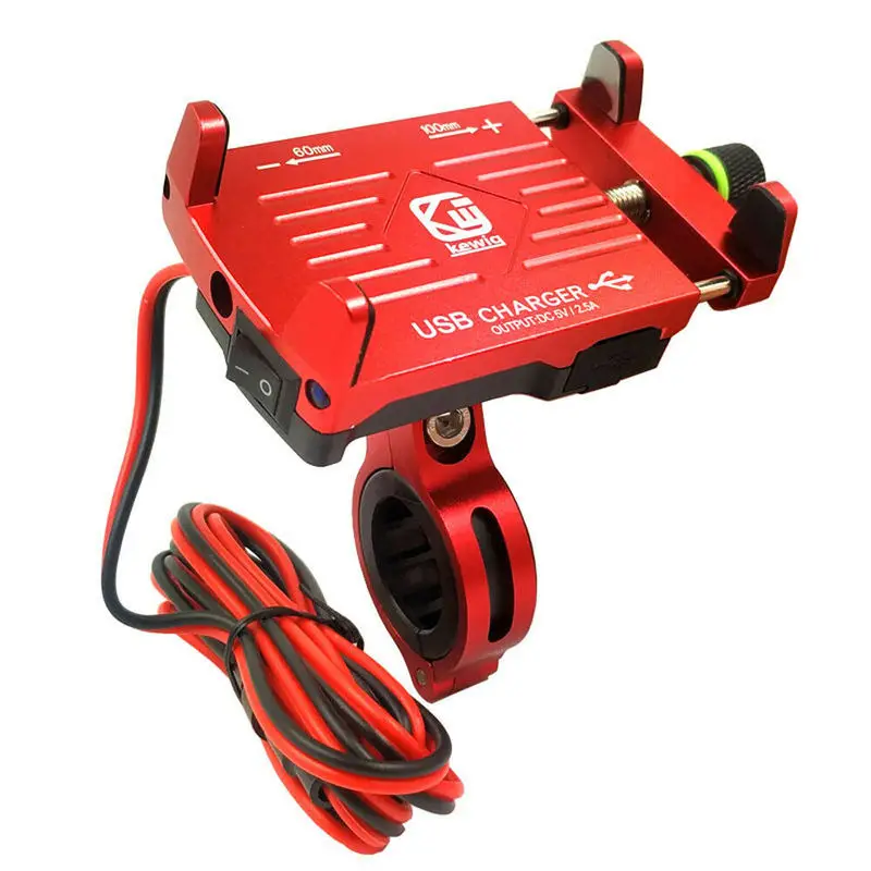 Motorcycle Phone Holder Handlebar Aluminum With USB Charger Mobile Phone Holder for Electric Car Motorbike Mountain Bike Holder
Motorcycle Phone Holder Handlebar Aluminum With USB Charger Mobile Phone Holder for Electric Car Motorbike Mountain Bike Holder