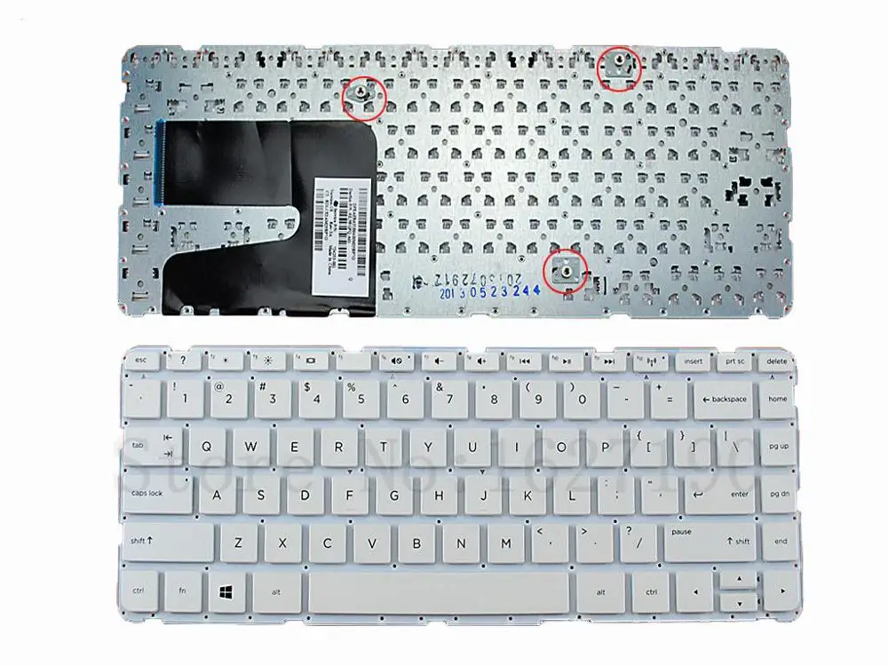 US Keyboard For HP Pavilion 14-E WHITE Without FRAME Without Foil With 3 screws Win8 New Laptop Keyboards With
US Keyboard For HP Pavilion 14-E WHITE Without FRAME Without Foil With 3 screws Win8 New Laptop Keyboards With