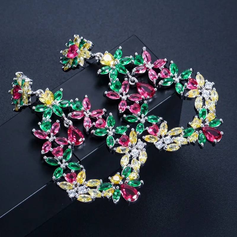 Water Drop Multicolor Zircon Crystal Silver Plated Argent Dangle Earring For Women M02-E0086
Water Drop Multicolor Zircon Crystal Silver Plated Argent Dangle Earring For Women M02-E0086