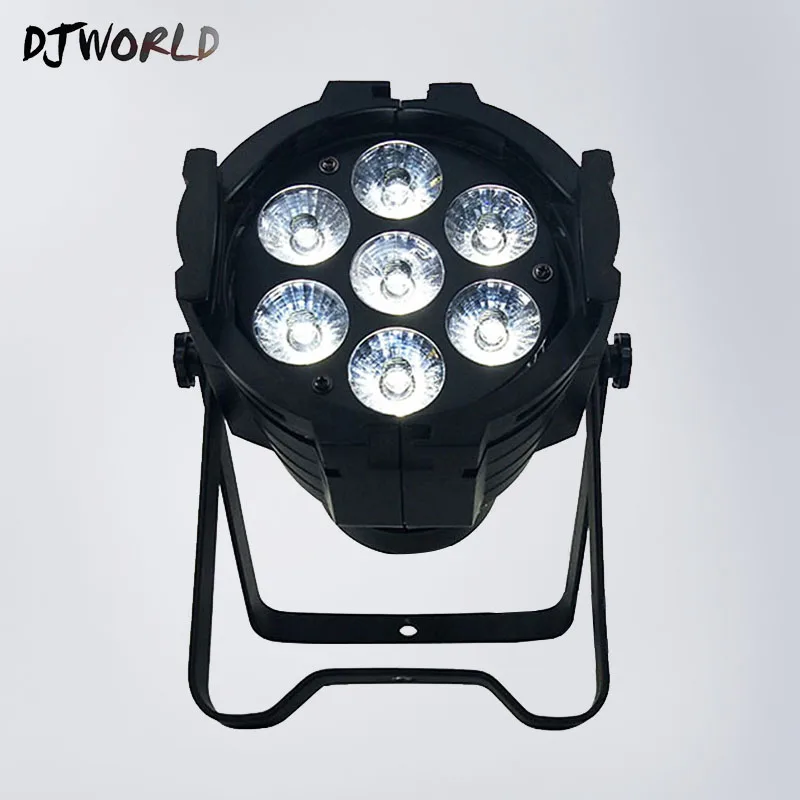 7x12 Вт 4в1 RGBW Led Par Light DJ Can алюминиевый сплав Dmx 512 8 канальный свет размытый