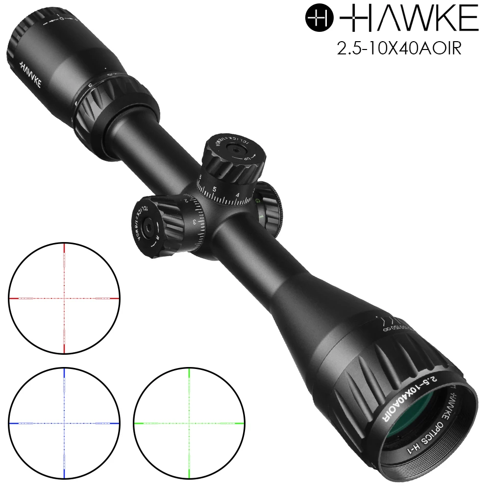 2 5 10X40 охотничьи прицелы прицел Luneta Para Riser телескоп Mildot оптика страйкбол Acog Red Dot Sight