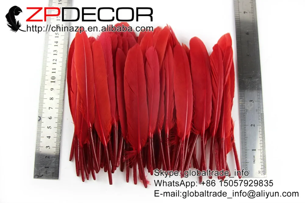 ZPDECOR 100 pcs/lot 10-15cm(4-6inch) Hand Select Wholesale Red Duck Cochettes Loose Feather
ZPDECOR 100 pcs/lot 10-15cm(4-6inch) Hand Select Wholesale Red Duck Cochettes Loose Feather