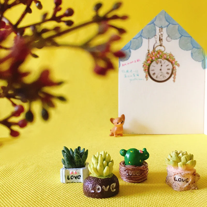 5Pcs/4 pcs/resin succulents plants/doll house//miniatures/lovely cute/fairy garden gnome/moss terrarium decor/crafts/bonsai/ DIY
5Pcs/4 pcs/resin succulents plants/doll house//miniatures/lovely cute/fairy garden gnome/moss terrarium decor/crafts/bonsai/ DIY