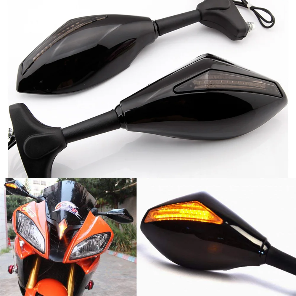 Motorcycle LED Turn Light Rearview Turn Signal Indicator Side Mirror For Honda CBR600 CBR600RR CBR900/929 CBR900 Accessories
Motorcycle LED Turn Light Rearview Turn Signal Indicator Side Mirror For Honda CBR600 CBR600RR CBR900/929 CBR900 Accessories