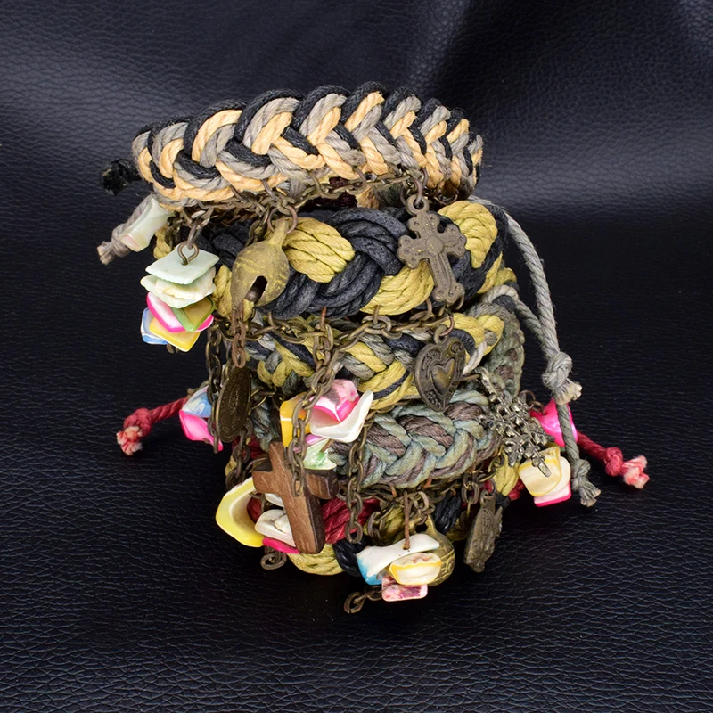 Personality Natural Shell Pendant Bracelet Vintage Handmade Colorful Bracelets & Bangle Bohemia Charm bijoux pulseras hombre 173
Personality Natural Shell Pendant Bracelet Vintage Handmade Colorful Bracelets & Bangle Bohemia Charm bijoux pulseras hombre 173