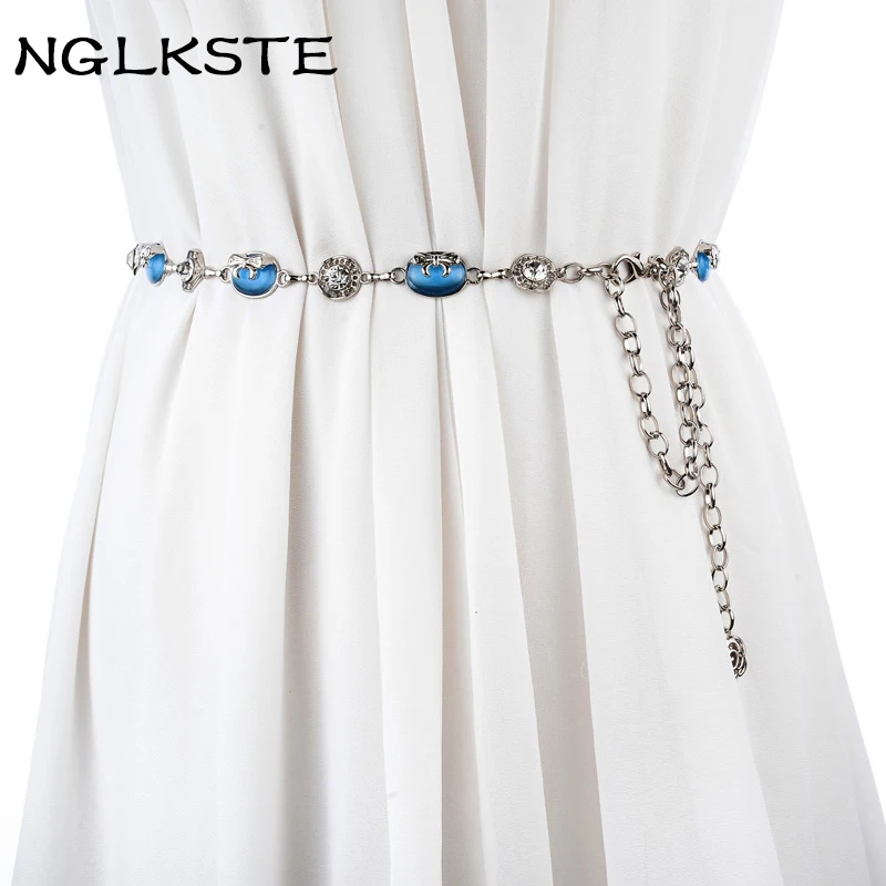 Fashion Korean Edition women's belts artificial gems metal chains dresses belt Bohemia style high quality simple ladies belt
Fashion Korean Edition women's belts artificial gems metal chains dresses belt Bohemia style high quality simple ladies belt