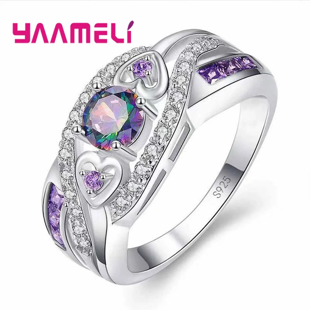 Кольца женские из серебра 925 пробы, разноцветные, круглые, кристаллами в виде сердца пробы
Кольца женские из серебра 925 пробы, разноцветные, круглые, кристаллами в виде сердца пробы