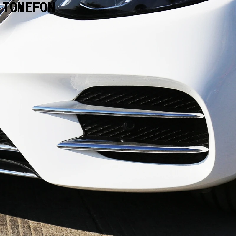 TOMEFON 4pcs For Mercedes Benz E Class W213 2016 2017 ABS Chrome Front Fog Lamp Cover Exterior Trim
TOMEFON 4pcs For Mercedes Benz E Class W213 2016 2017 ABS Chrome Front Fog Lamp Cover Exterior Trim