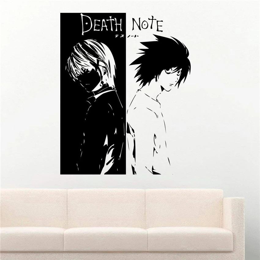 Anime Vinyl Wall Decal Death Note L and Kira Manga Hentai Vinyl Stickers Mural Art Home Decor Quote Boy Room D820
Anime Vinyl Wall Decal Death Note L and Kira Manga Hentai Vinyl Stickers Mural Art Home Decor Quote Boy Room D820