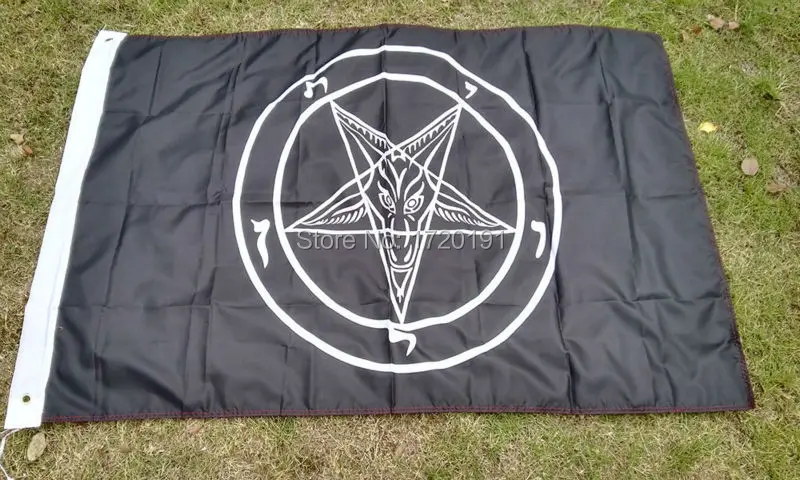 Флаг церковный сатана baphomet 5 футов х 3 фута флаг Рыцари темплар пентаграмма флаги