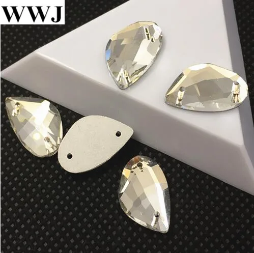 Flatback tang-fish Shape Sew On Stones Crystal Clear Color 2holes 9x14mm 12x19mm Sewing Glass Crystal
Flatback tang-fish Shape Sew On Stones Crystal Clear Color 2holes 9x14mm 12x19mm Sewing Glass Crystal