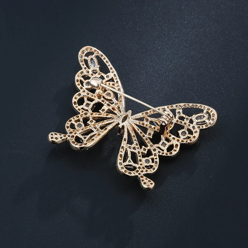 HONGHONG AAA+ zircon High Quality Fashionable Butterfly Brooch Pins and brooches for Women Dress Wedding Bridal Jewelry Gifts
HONGHONG AAA+ zircon High Quality Fashionable Butterfly Brooch Pins and brooches for Women Dress Wedding Bridal Jewelry Gifts