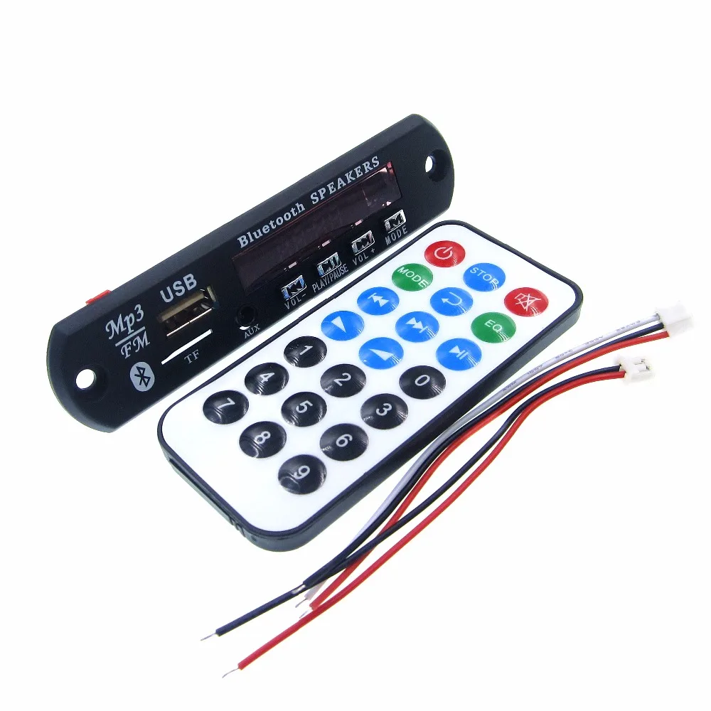 Модуль платы декодирования MP3 Bluetooth с слотом для SD-карты/USB/FM/Модуль платы удаленного декодирования M011, 5 комплектов
Модуль платы декодирования MP3 Bluetooth с слотом для SD-карты/USB/FM/Модуль платы удаленного декодирования M011, 5 комплектов